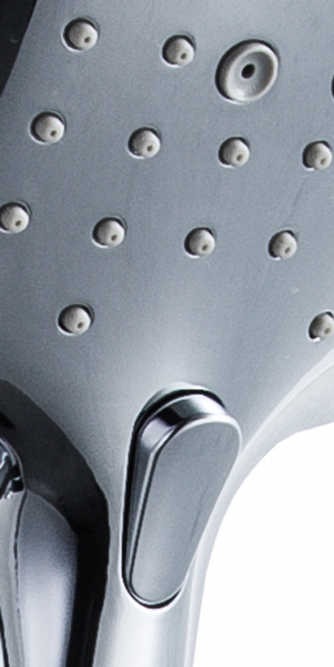 Душевая лейка с тремя режимами переключения SQUARE P70143CP-RUS bravat - Вид №2