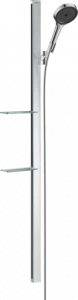 27673000 Rainfinity Душевой набор 130 3jet со штангой 150 см и полками Hansgrohe