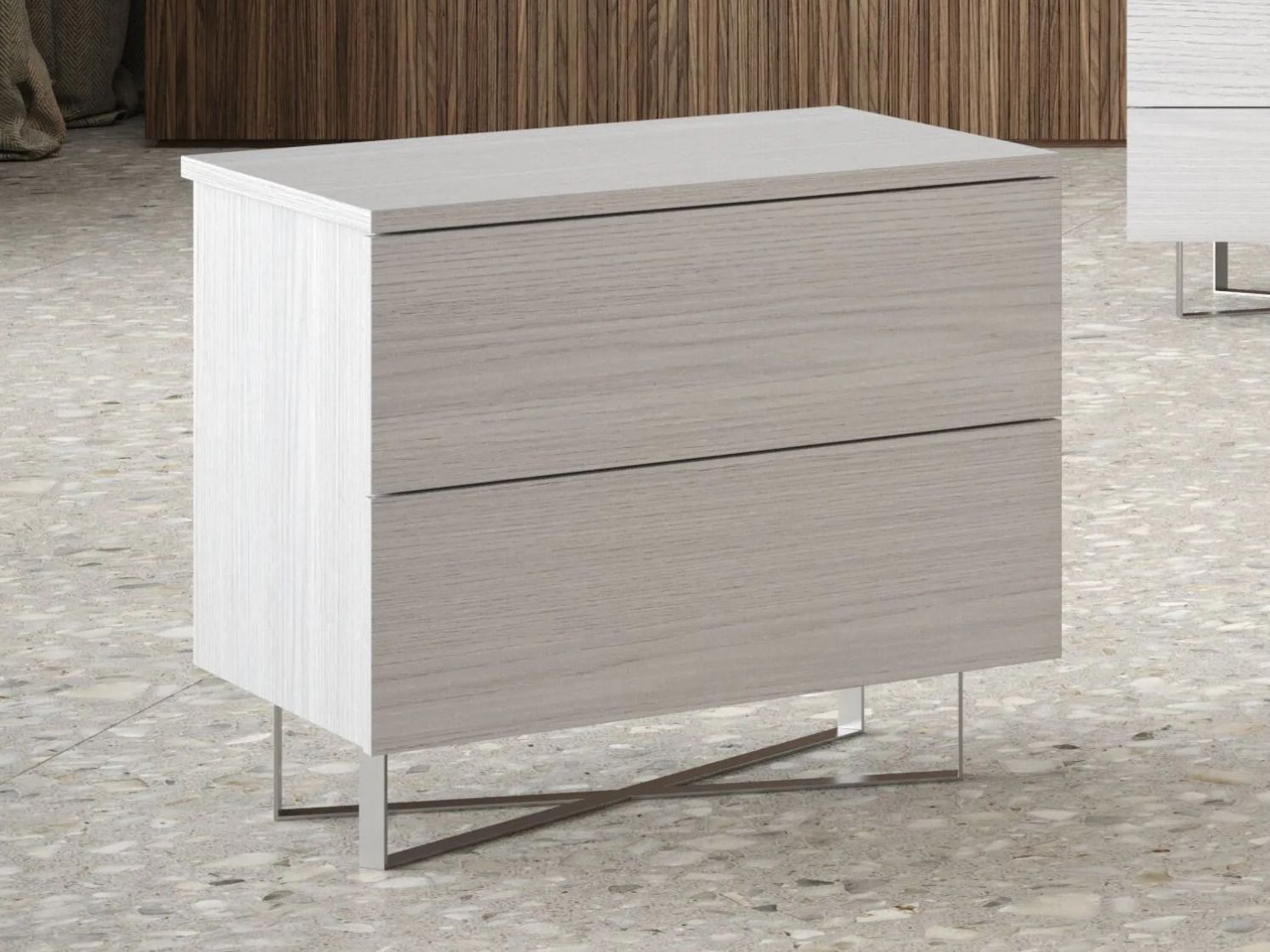 Деревянная прямоугольная тумбочка с ящиками Giessegi Каир ARCH-00027749