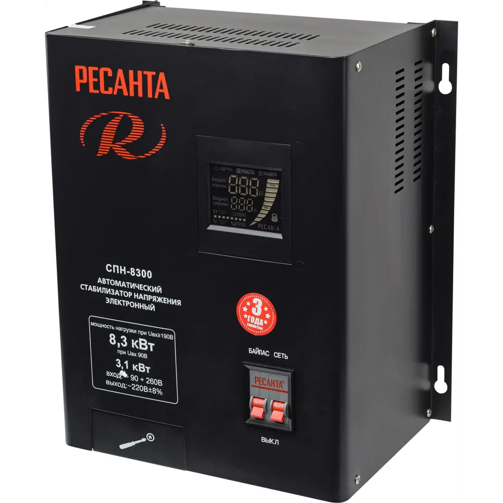 Стабилизатор напряжения Ресанта СПН- 8300 8.3 кВт STLM-2068535
