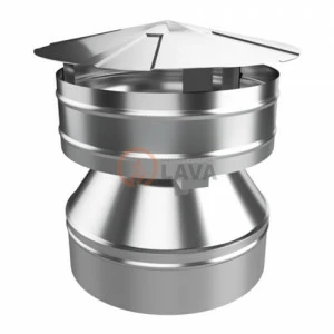 Зонт-дефлектор LAVA 150/220, нерж. 439 (0,5)