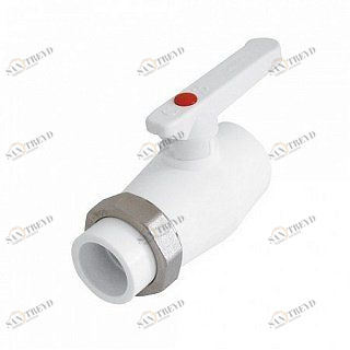 Кран шаровый KALDE D20 с разъемом белый 3242VLB200006