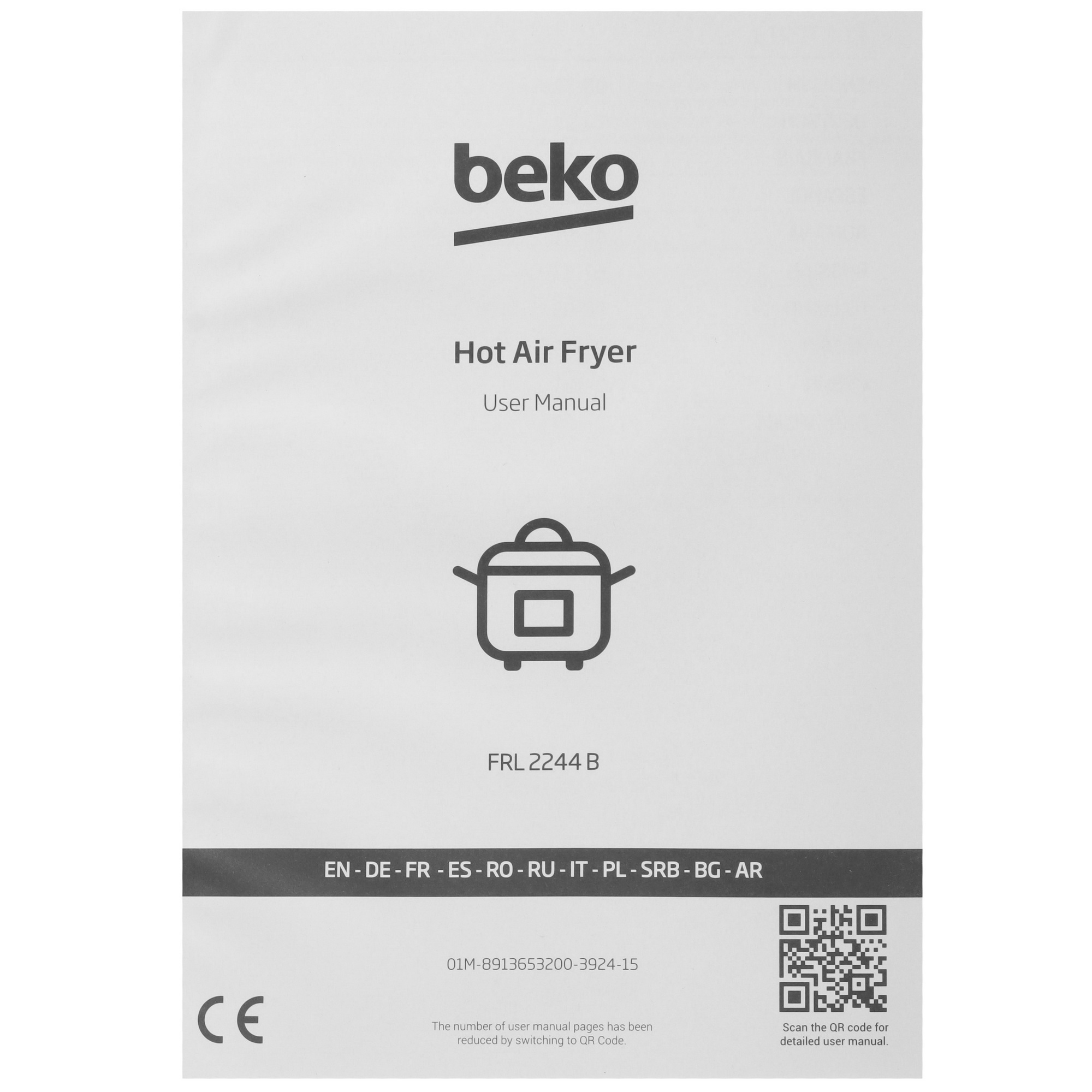 5615091 Аэрогриль Beko FRL 2244 B черный STDN-0140504 - Вид №7