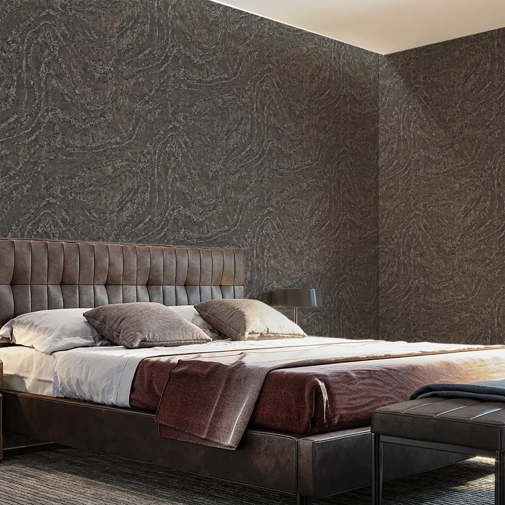 Обои флизелиновые Palitra Planet Magma черные 1.06 м PP72153-44 STLM-2084297 - Вид №3