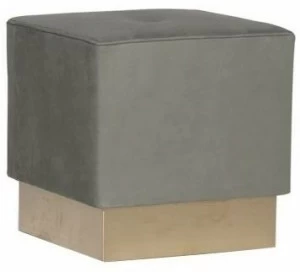 BAXTER Квадратный кожаный пуф Anais