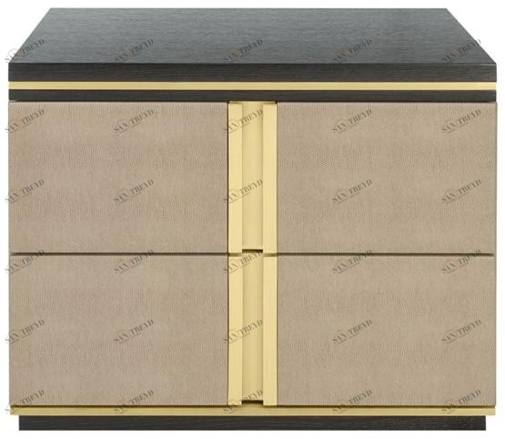 FRATO Прямоугольная тумбочка из дерева с ящиками Avignon Ffu020012abl