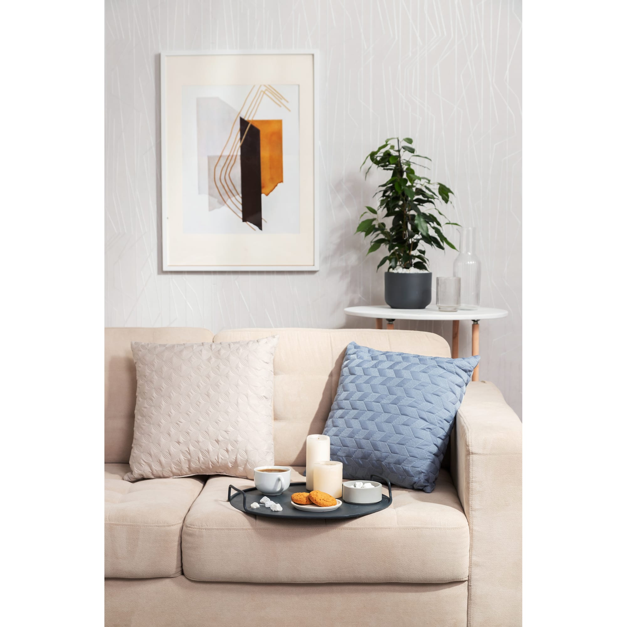 81932586 Горшок цветочный ø15 h15 см v1.2 л керамика тёмно-серый Орфей Santreyd - Вид №4