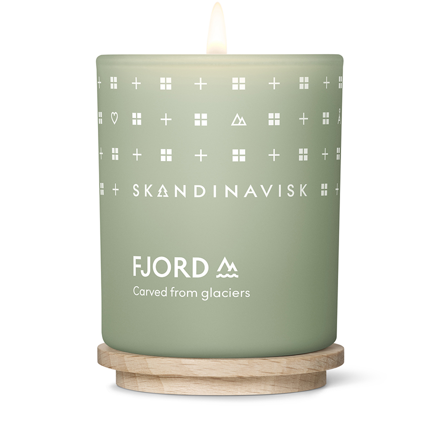 SK20201 Свеча ароматическая fjord с крышкой, 65 г (новая) S K A N D I N A V I S K  - Вид №3