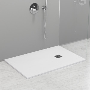 704030 Душевой поддон из минерального литья БЕЛЫЙ МАТОВЫЙ в комплекте с сифоном, Kerasan DOCCIA Италия