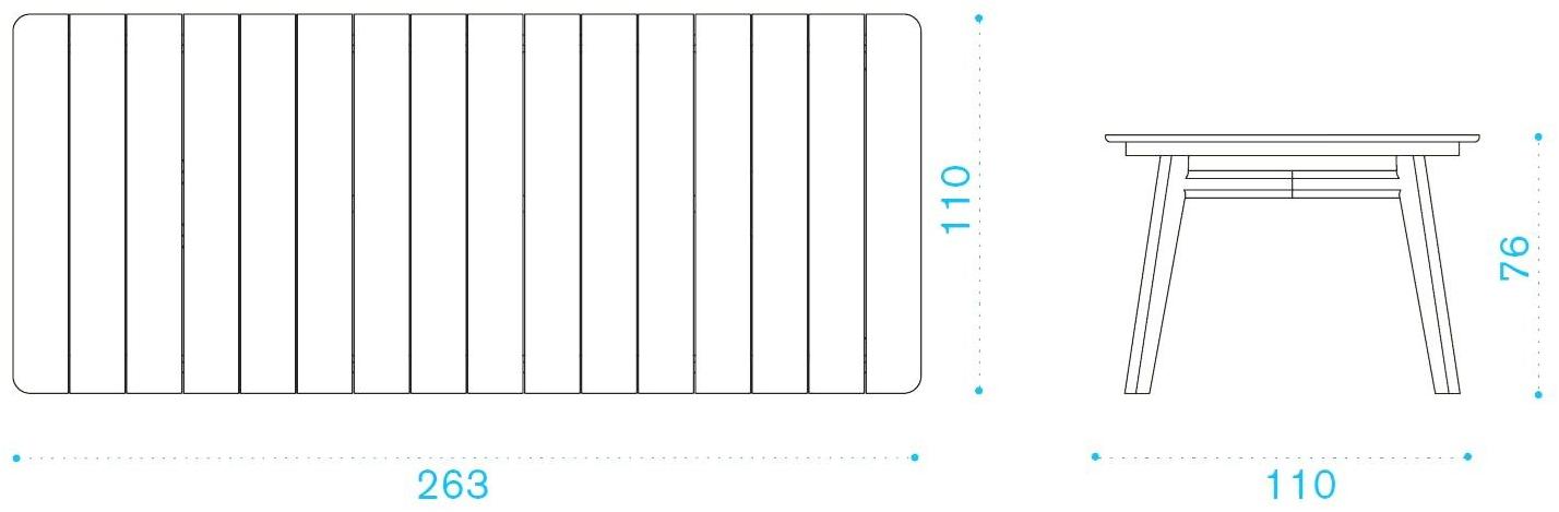 Ethimo Прямоугольный деревянный садовый стол Knit sun-id-1364840 - Вид №6
