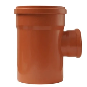 Тройник Хемкор d200x110 мм 87° пластиковый для наружной канализации 86923123 STLM-2177341