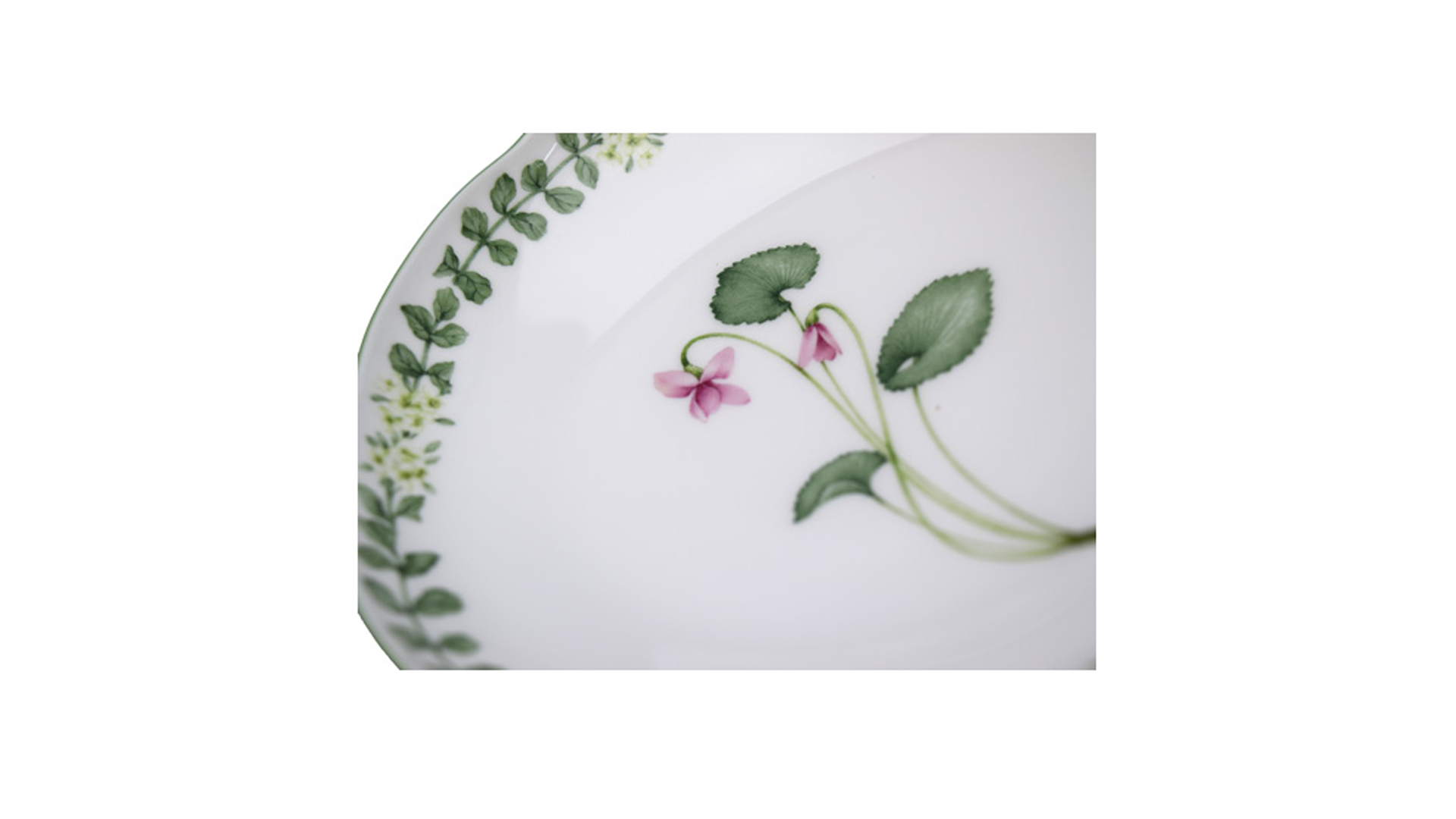 10613845 Noritake Тарелка суповая Noritake "Английские травы" 20см Фарфор костяной  - Вид №2