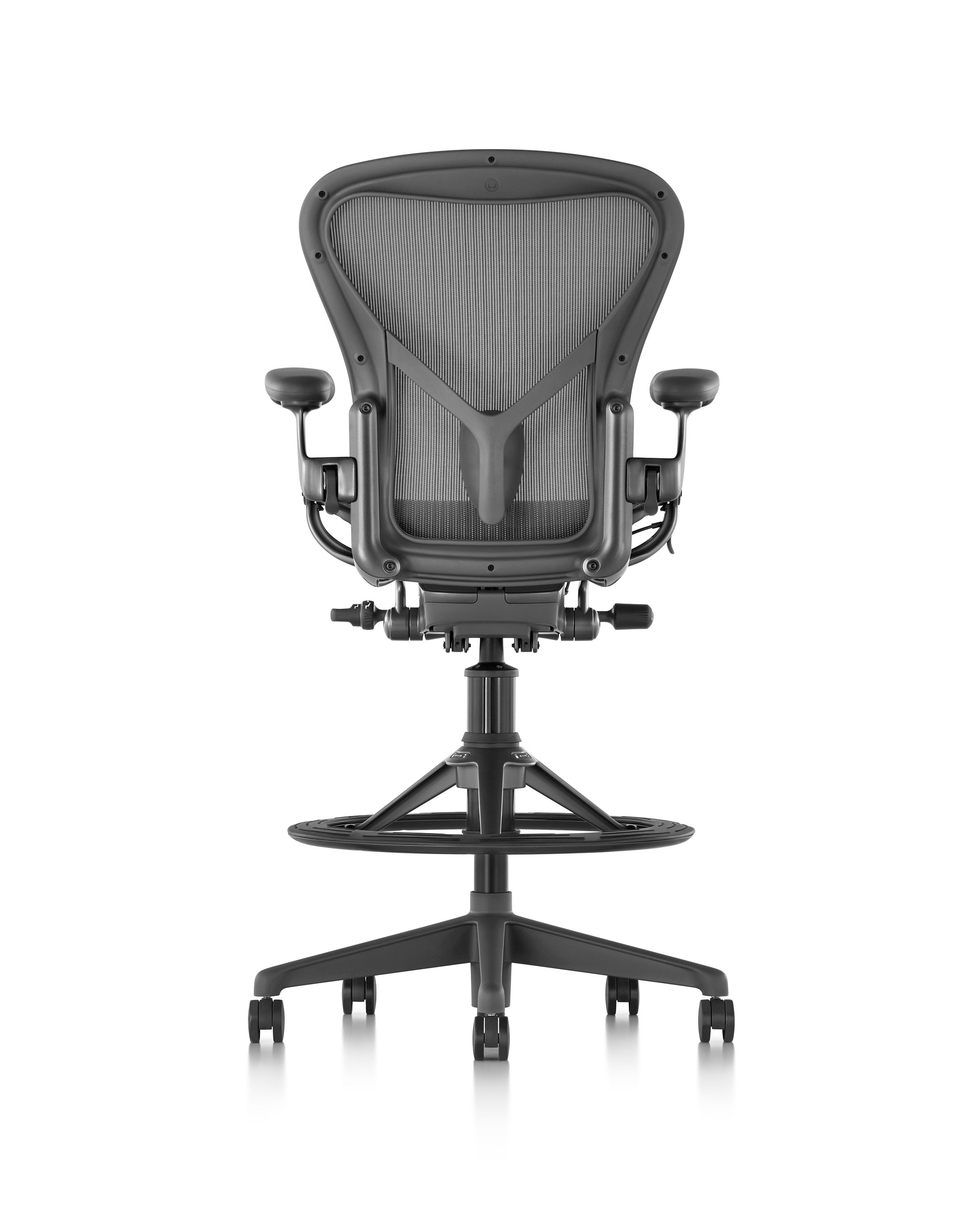 5 спиц поворотный офисный стул с подлокотниками Herman Miller Aeron ARCH-00029451 - Вид №25