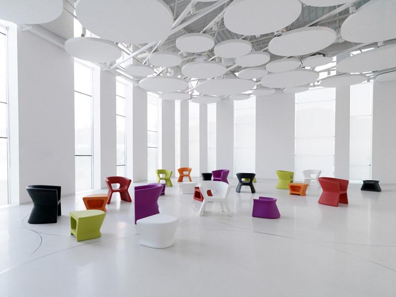 VONDOM Садовый журнальный столик / садовый стул из полиэтилена Pal sun-id-1458205 - Вид №2