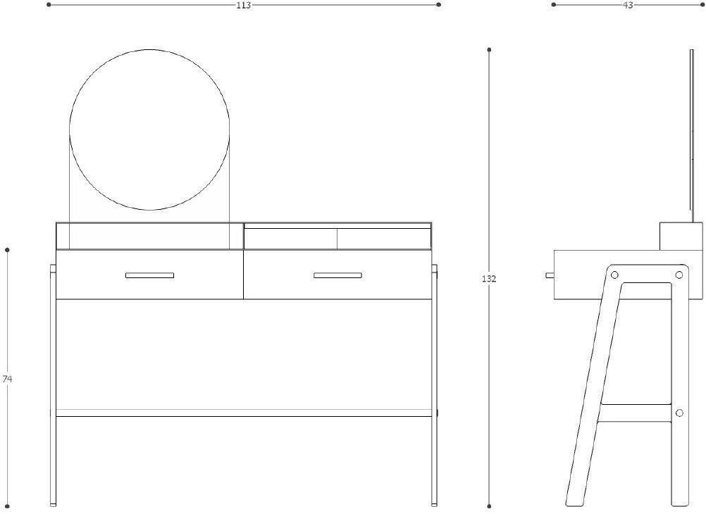 Medulum Туалетный шкафчик из латуни Vivian sun-id-1345468 - Вид №3