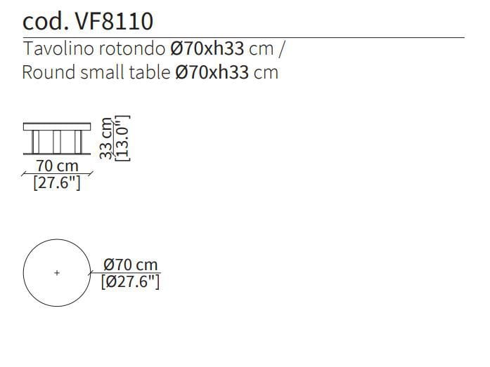 Низкий столик из металла и мрамора Vittoria Frigerio Biffi ARCH-00053185 - Вид №4