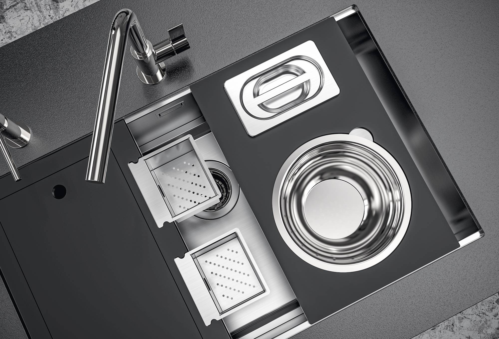 Раковина из нержавеющей стали Foster Quadra Evo ARCH-00122038 - Вид №6