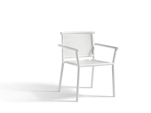 Алюминиевый садовый стул с подлокотниками