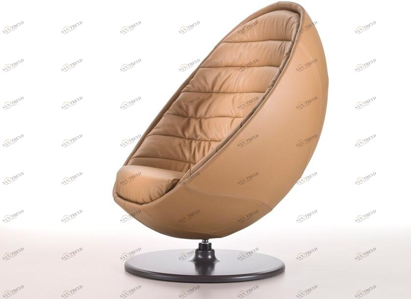 i 4 Mariani Вращающееся кресло с кожаной обивкой sun-id-1465131