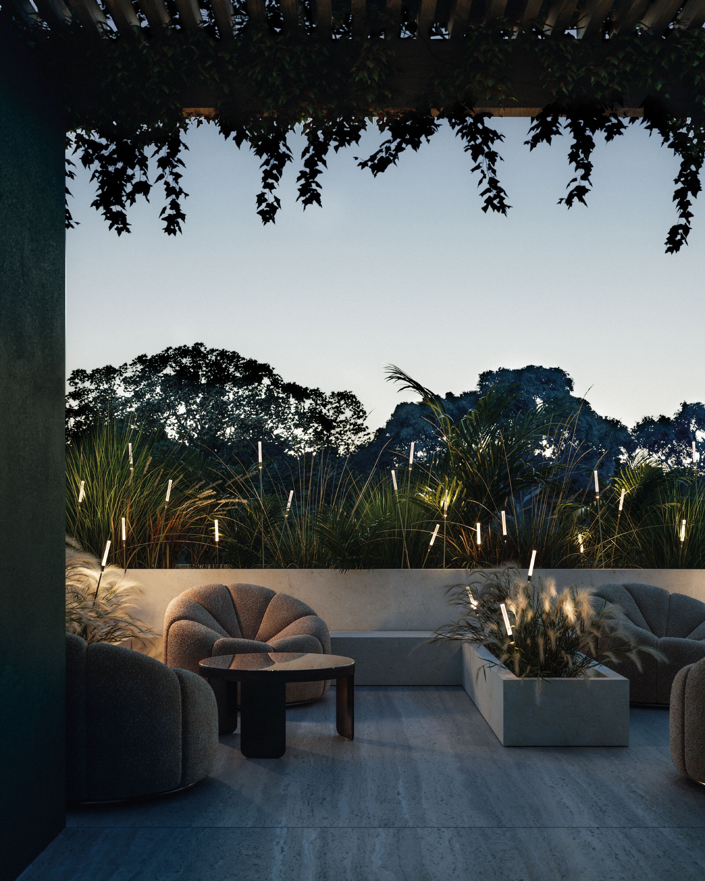 Светодиодный световой столб Lodes REED ARCH-00002255