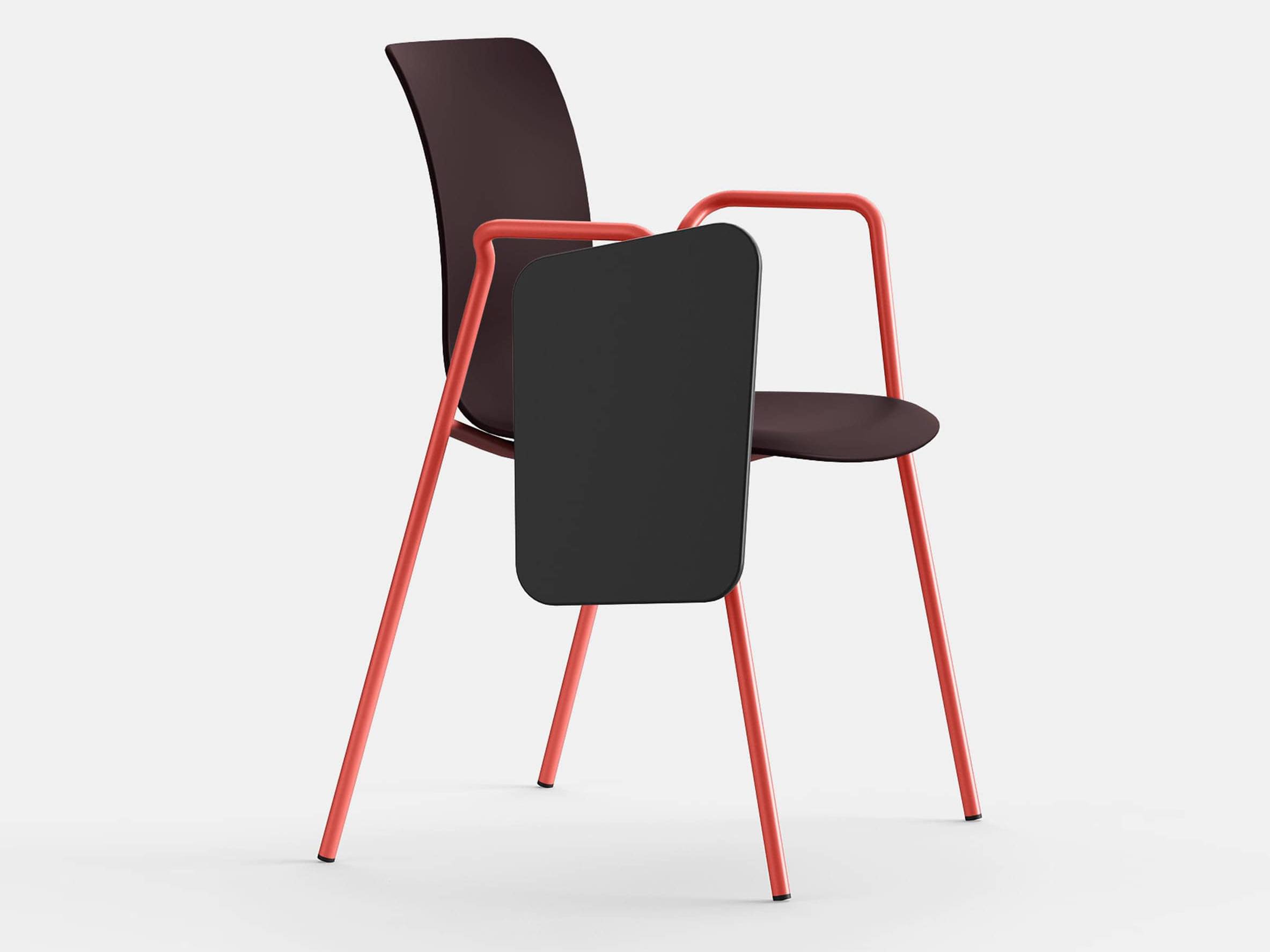 Полипропиленовый стул для конференций с подлокотниками IBEBI Nume ARCH-00140865