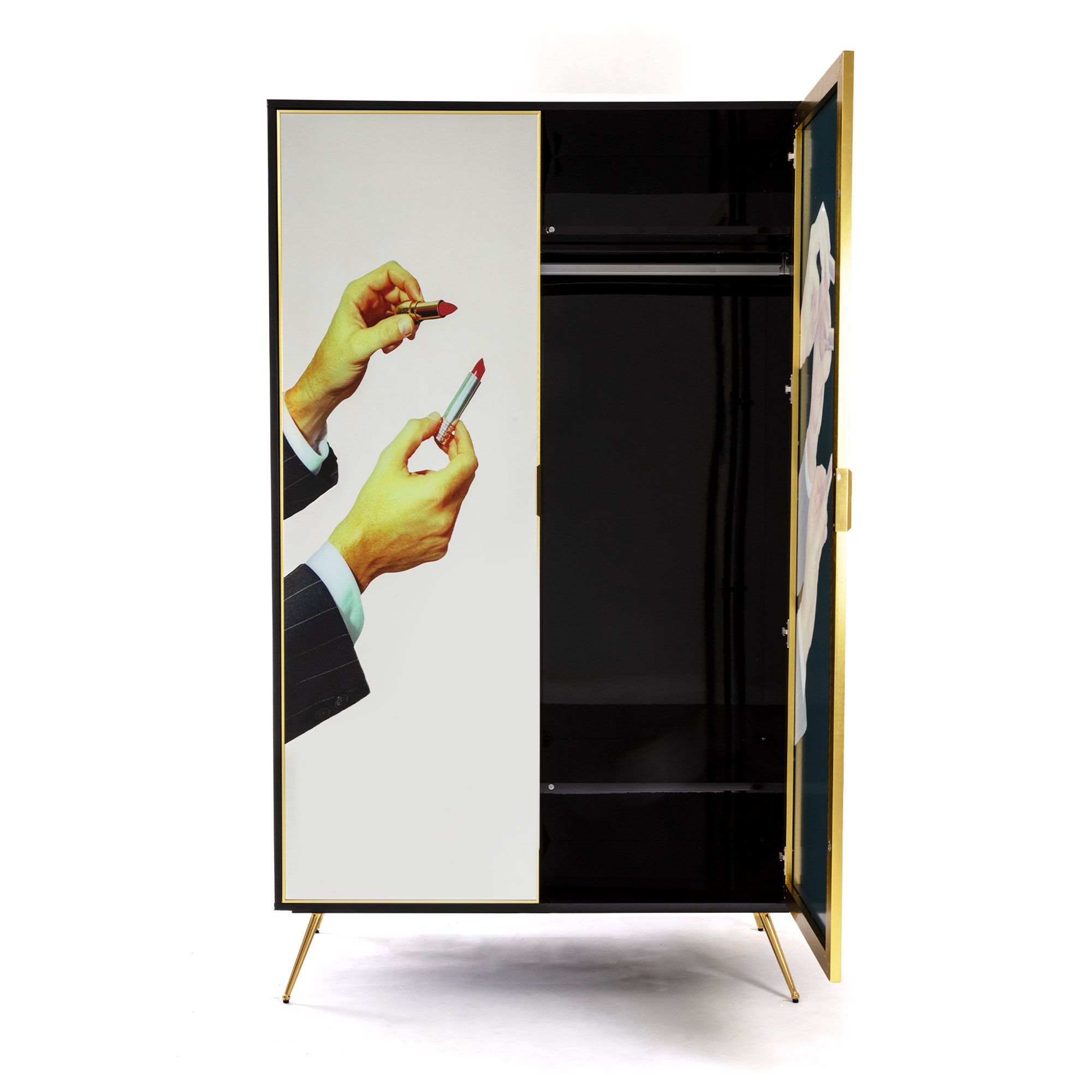 Настенный шкаф MDF с зеркалом Seletti туалетная бумага Seletti wears ARCH-00149359 - Вид №2