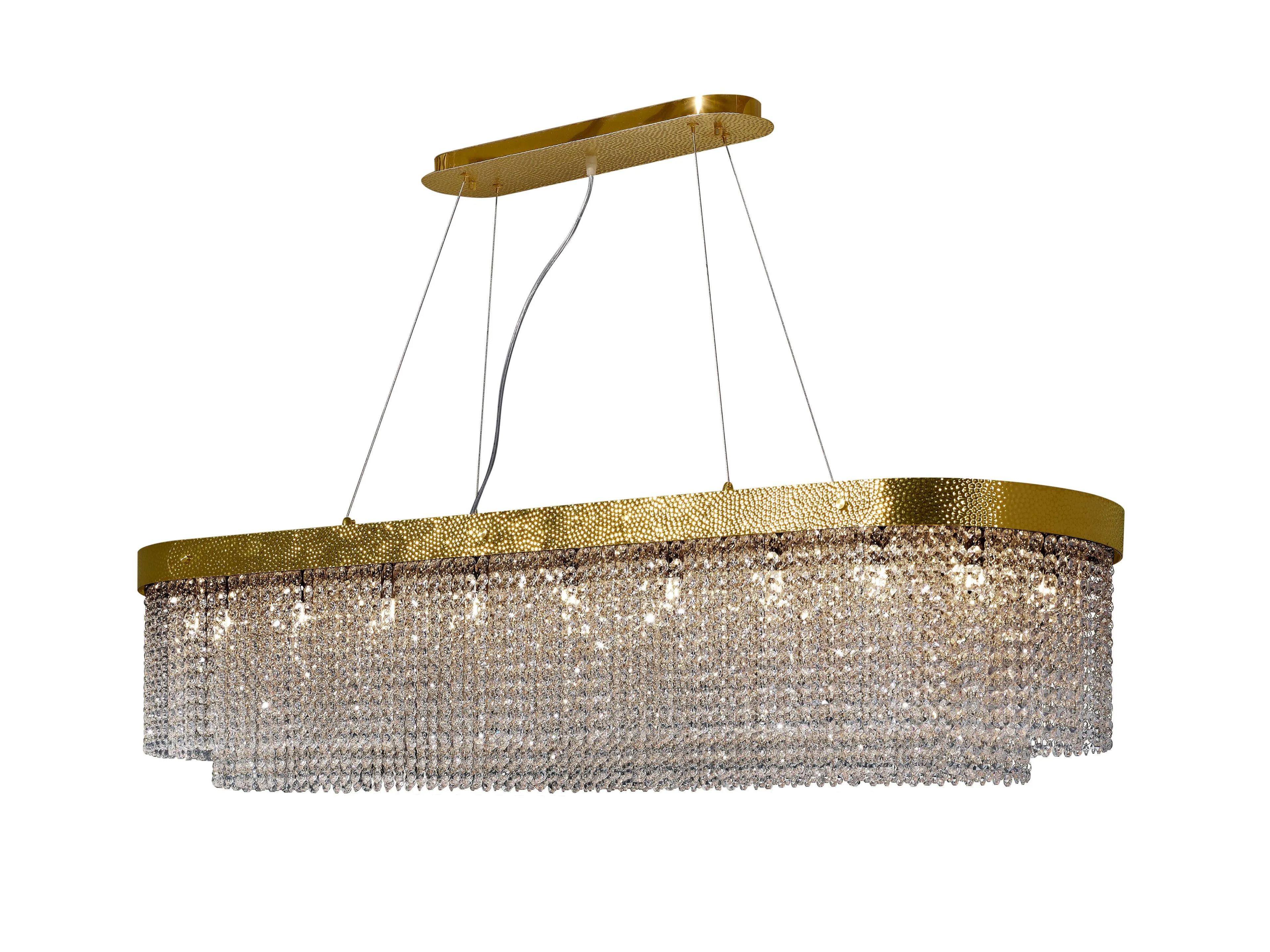 Подвесной светильник из нержавеющей стали с кристаллами K-Lighting MARGET ARCH-00140687