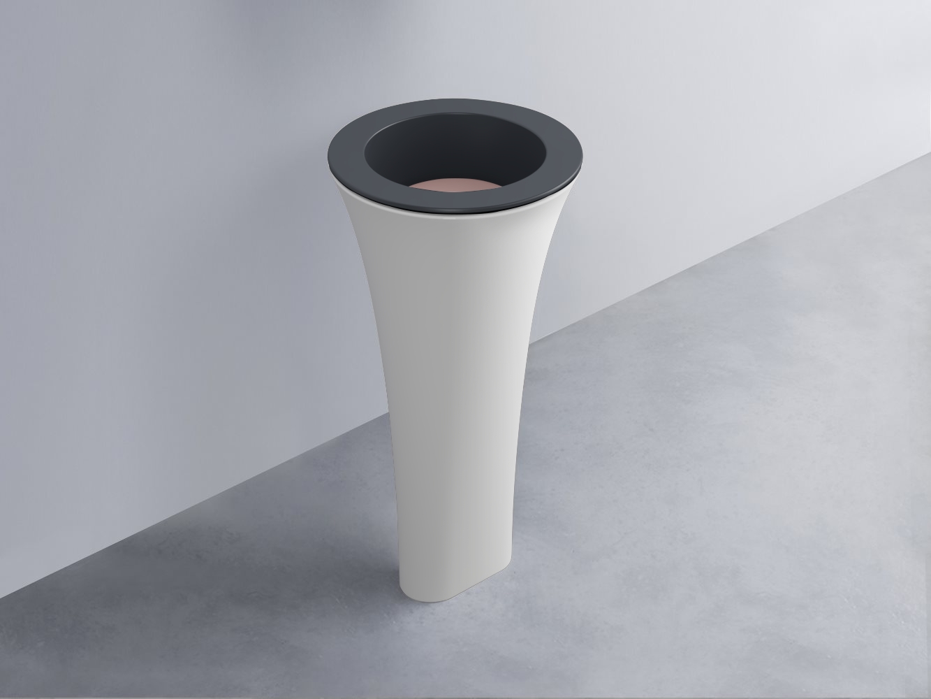 AMLA45-BA+AMPILT-CP+AMCOLT-BL Раковина Amedeo Tondo отдельностоящая cielo Enjoy + Amedeo Ceramica Cielo