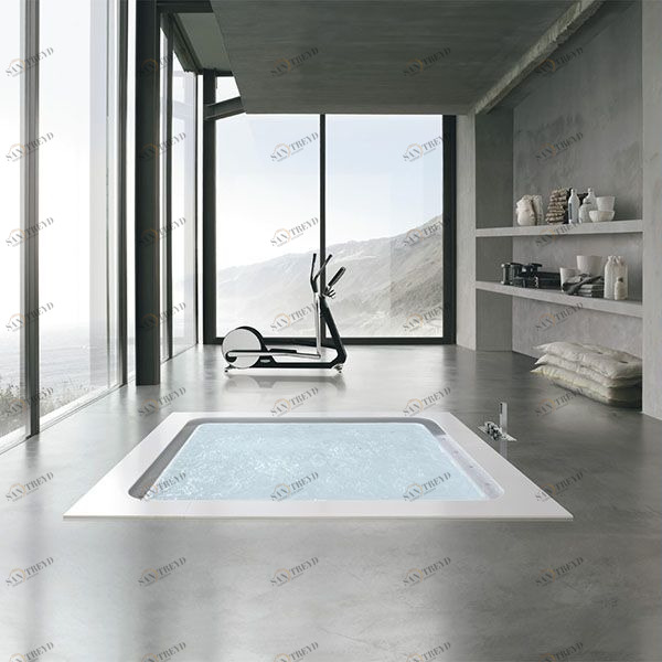 Ванна встроенная  Bolla Siforo Q 190x190 см с гидро и аэромассажем 2BOA5N6 Gruppo Geromin