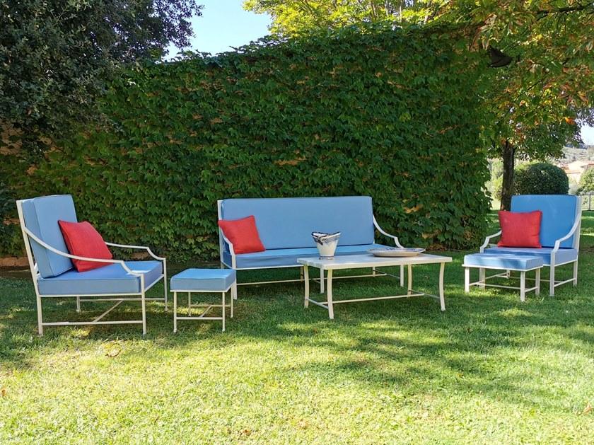 OFFICINACIANI Садовый пуф / подставка для ног из кованого железа Perennial Gf4025po  - Вид №3