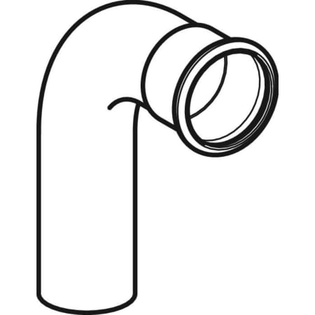 GEBERIT 20704 Отвод Geberit Mapress из углеродистой стали, с гладким концевиком  - Вид №1