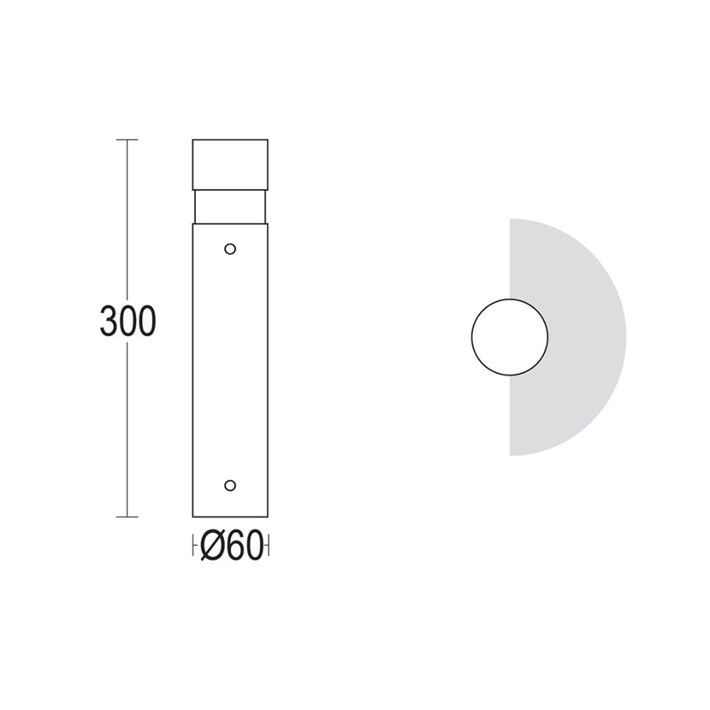 MiniTondo D 300 Ghidini Tondo Dark .05 Темно-Cерый (Матовый)  - Вид №1