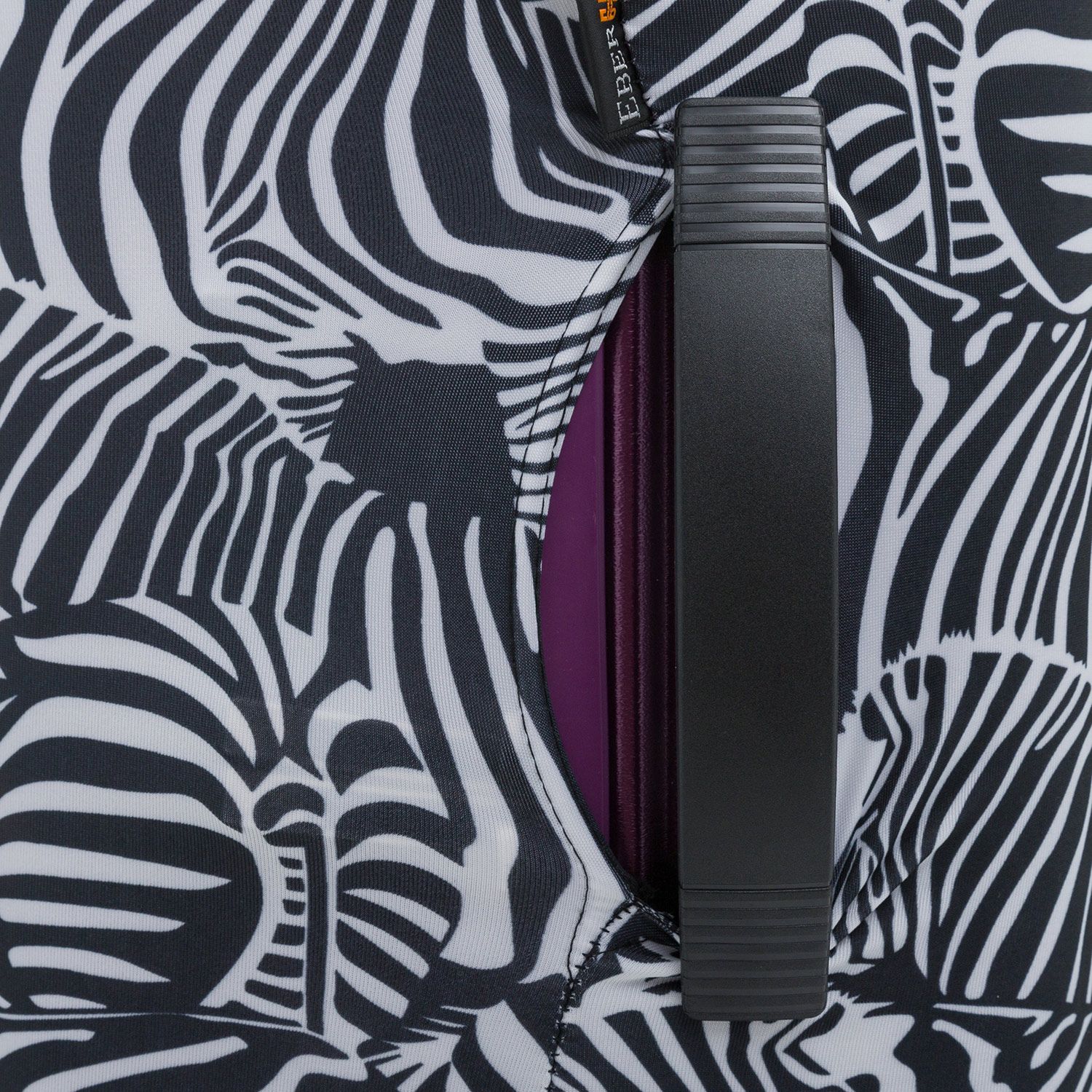 EBH597-S Чехол для чемодана малый Zebra print Eberhart  - Вид №2