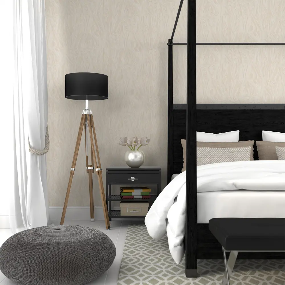 Обои флизелиновые 1,06х10 м цвет бежевый ED3728-2 81961357 STLM-2079078 EURO DECOR ONYX - Вид №3