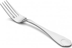 10666728 Русские самоцветы Вилка столовая Русские самоцветы, серебро 925 Серебро 925