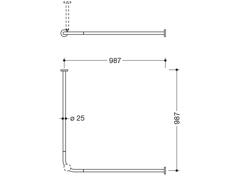 900.34.102XA Карниз HEWI System 900 - Вид №2