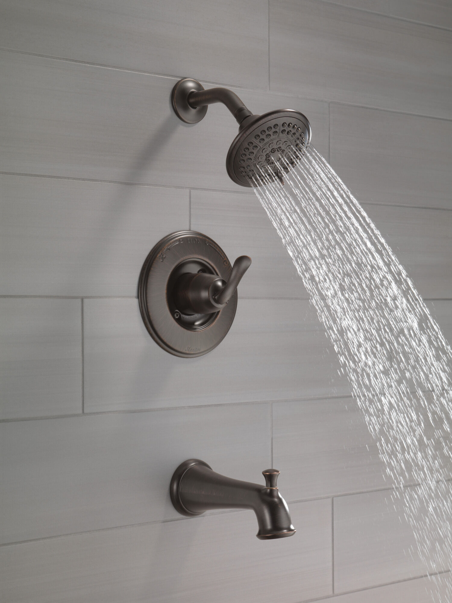 T14494-RB Для ванны и душа Monitor® серии 14 Delta Faucet Linden Венецианская бронза  - Вид №5