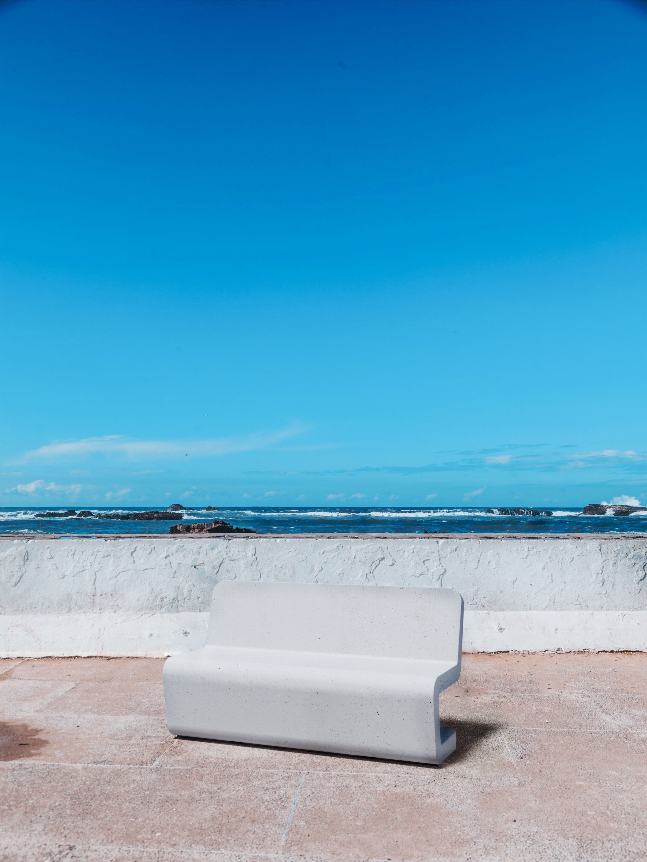 Бетонная скамья со спинкой SIT Flow ARCH-00050572 - Вид №4