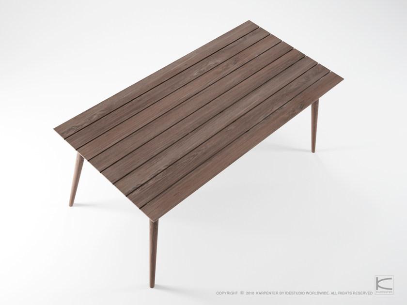 KARPENTER Прямоугольный садовый стол из тика Vintage outdoor sun-id-1442056 - Вид №2