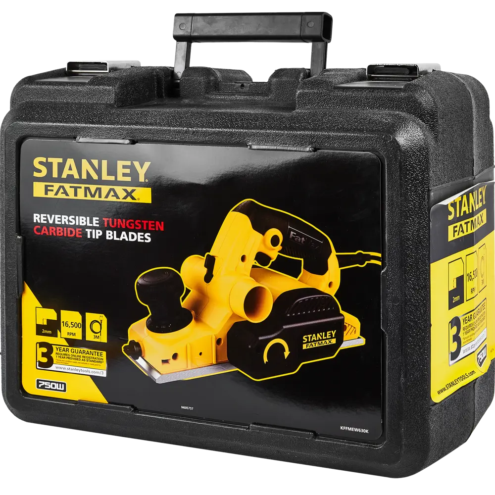 Рубанок сетевой Stanley KFFMEW630K-QS, 750 Вт, 82 мм STLM-2151060 - Вид №6