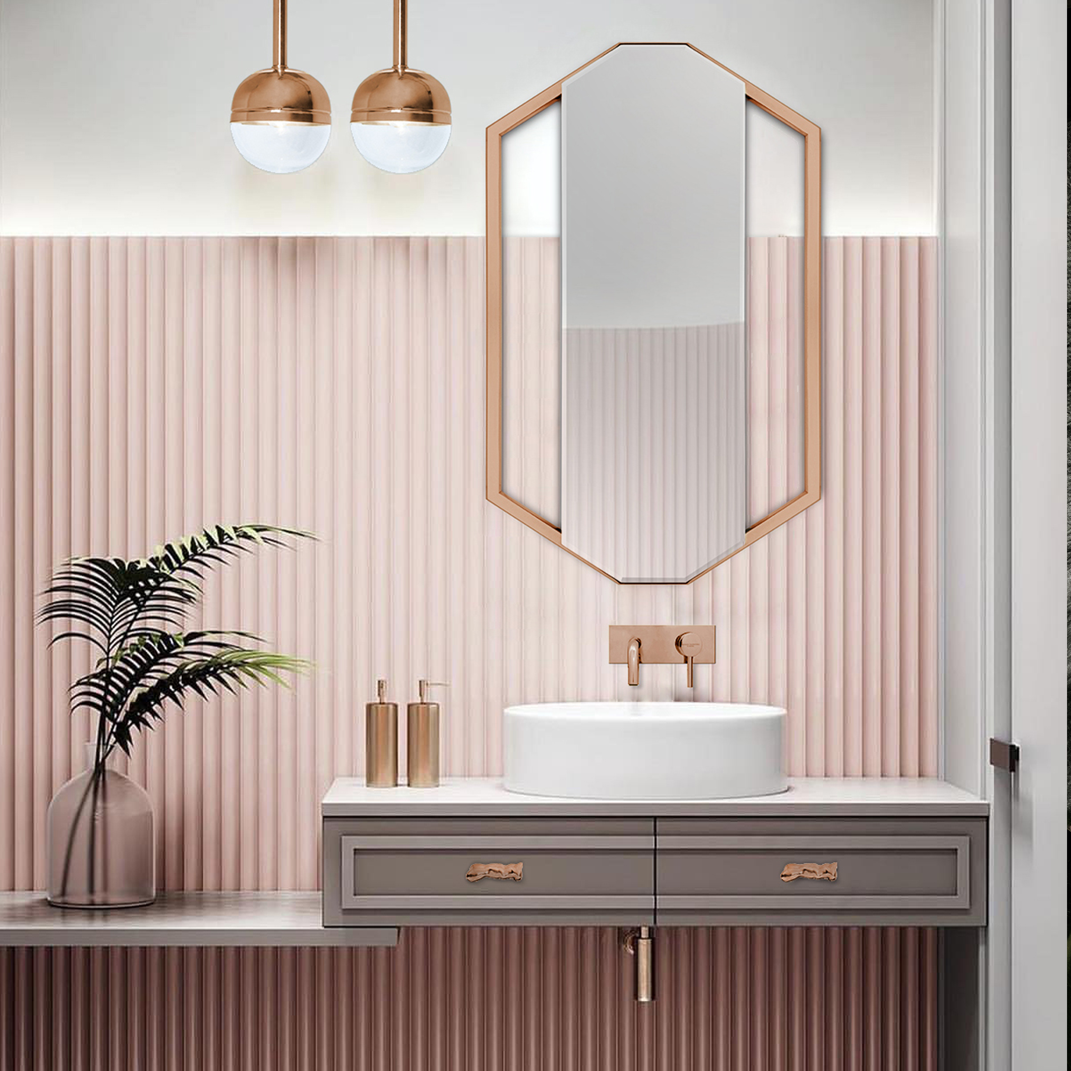 EA1014 PullCast Ручка ящика NOUVEAU Полированная латунь  - Вид №4