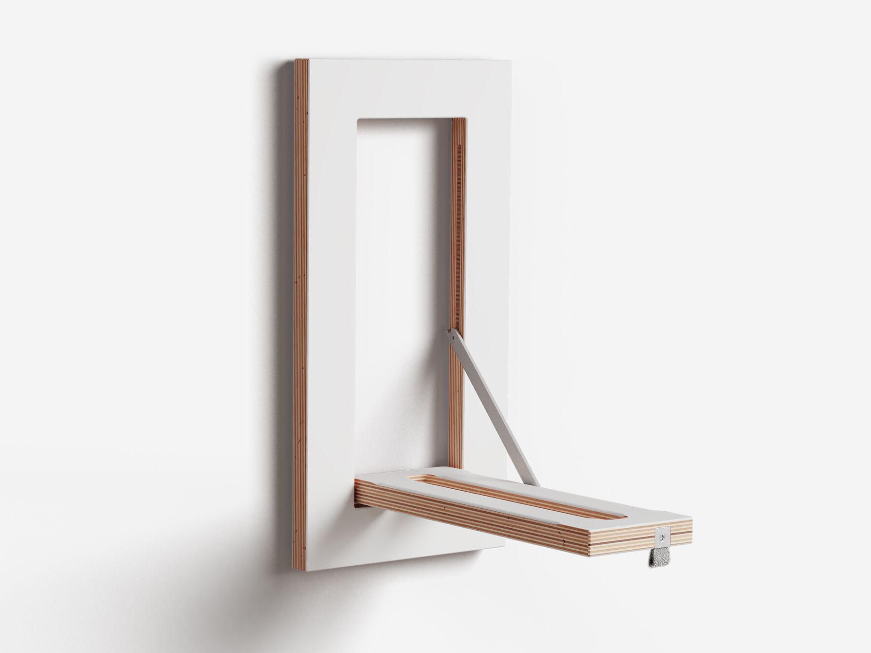 Вешалка для одежды из фанеры AMBIVALENZ Fläpps Hangrail 20×40-1 ARCH-00131670