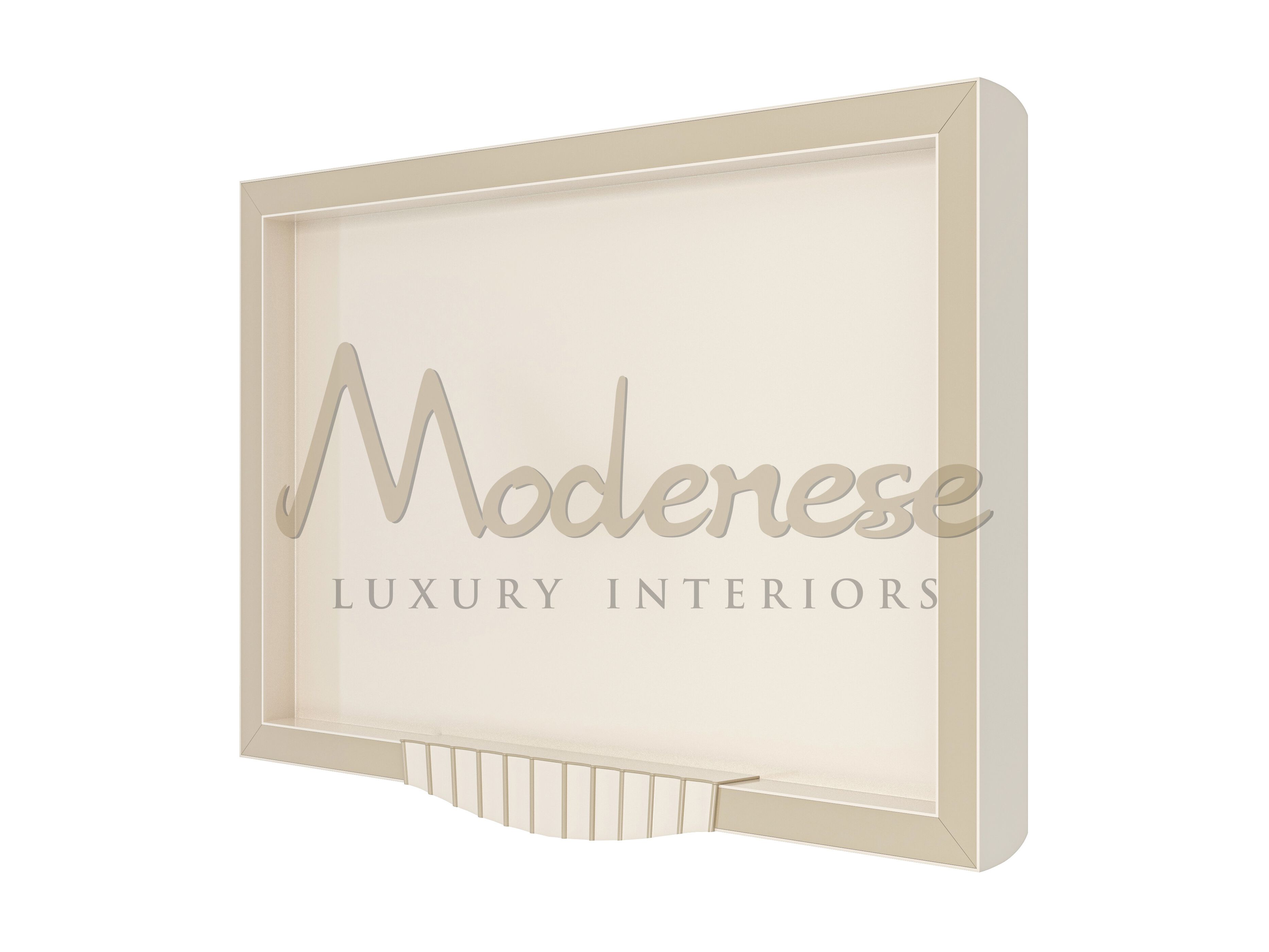 Настенный держатель для монитора/телевизора из бука Modenese Luxury Interiors AURA GALLERY ARCH-00086746 - Вид №1
