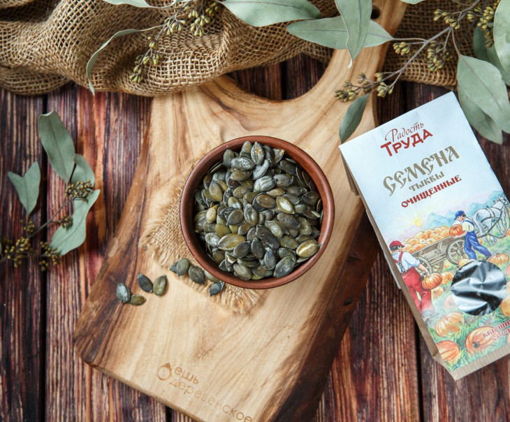 5707 Семена тыквы очищенные Вкусляндия 