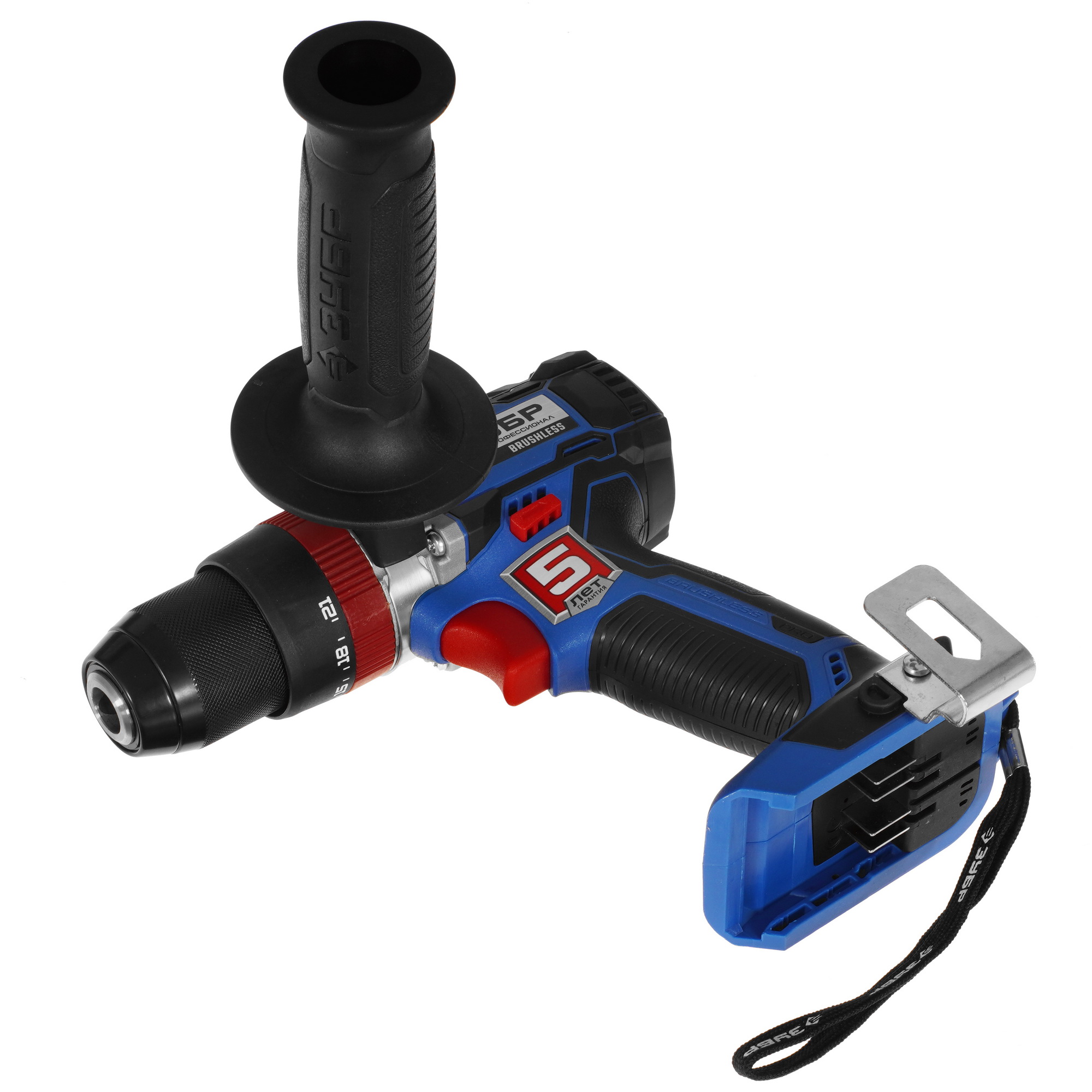 Дрель-шуруповерт Зубр DBS-201 20V MAX PRO  , Без ЗУ, Без АКБ 9939271 STDN-0029410 - Вид №4