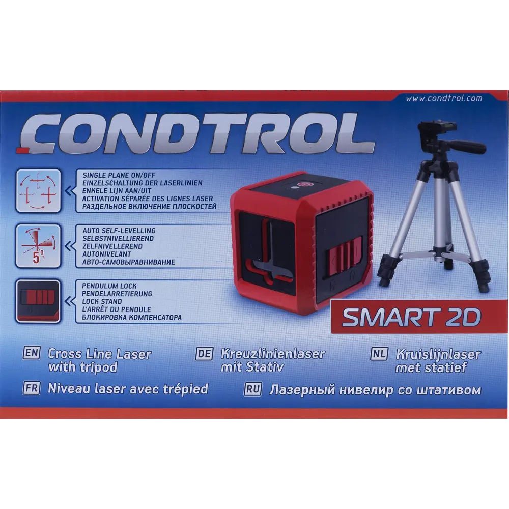 Condtrol Smart 2D — лазерный нивелир с самовыравниванием и штативом 82111143 STLM-0019299 - Вид №5