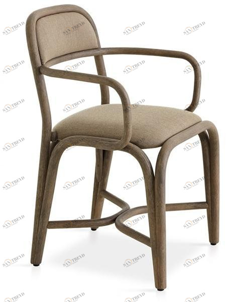 EXPORMIM Стул из ротанга с подлокотниками Fontal T011 c / t011 u