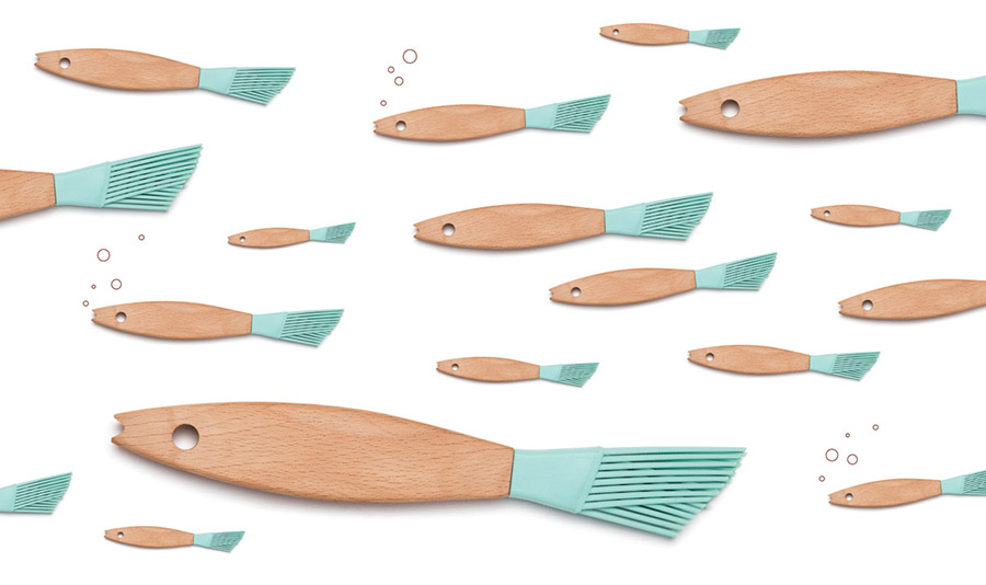 MB6775 Кисточка кулинарная Деревянная Monkey Business Китай  - Вид №3