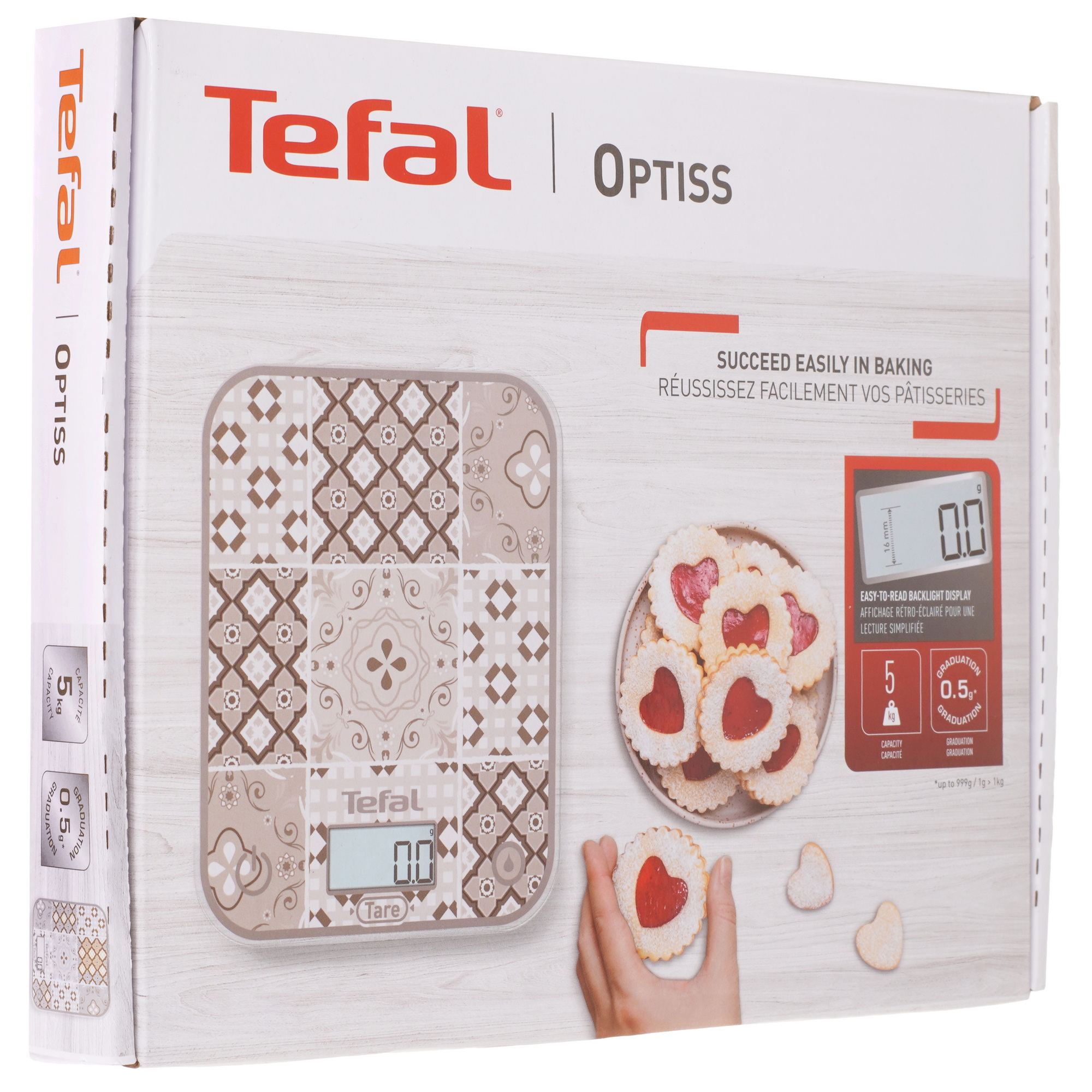 9259159 Кухонные весы Tefal Optiss BC50D6V0 разноцветный STDN-0080858 - Вид №5