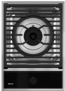 Wolf Одинарная встраиваемая газовая плита из нержавеющей стали Piani cottura domino Icbmm15tf/s